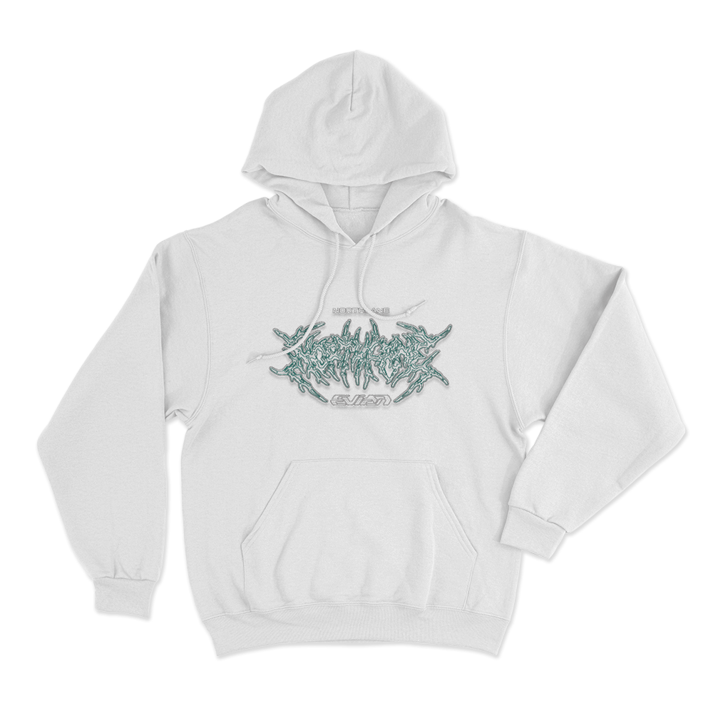 Evian Unisex Hoodie White Evian Unisex Hoodie White