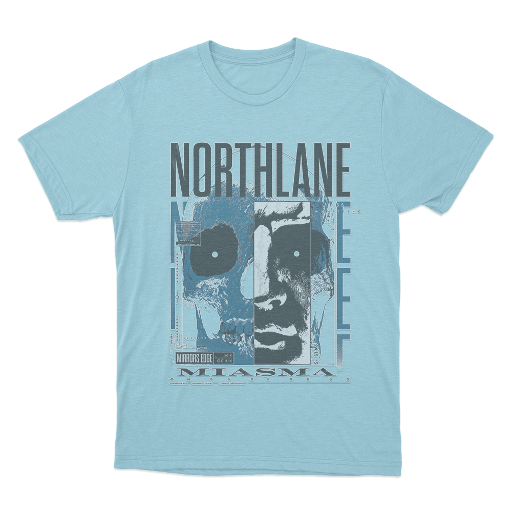Miasma Unisex T Shirt Sky Blue Miasma Unisex T Shirt Sky Blue