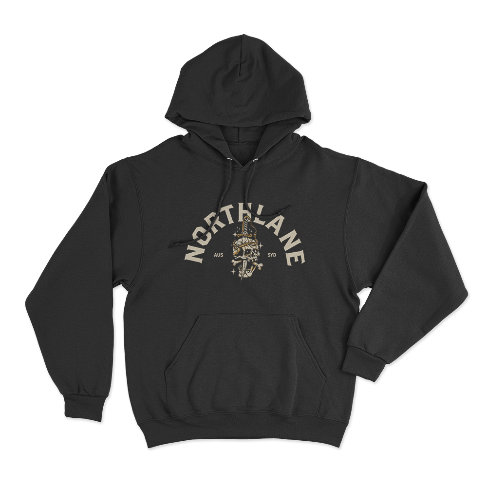 Northlane Skull Dagger Unisex Hoodie Black Northlane Skull Dagger Unisex Hoodie Black