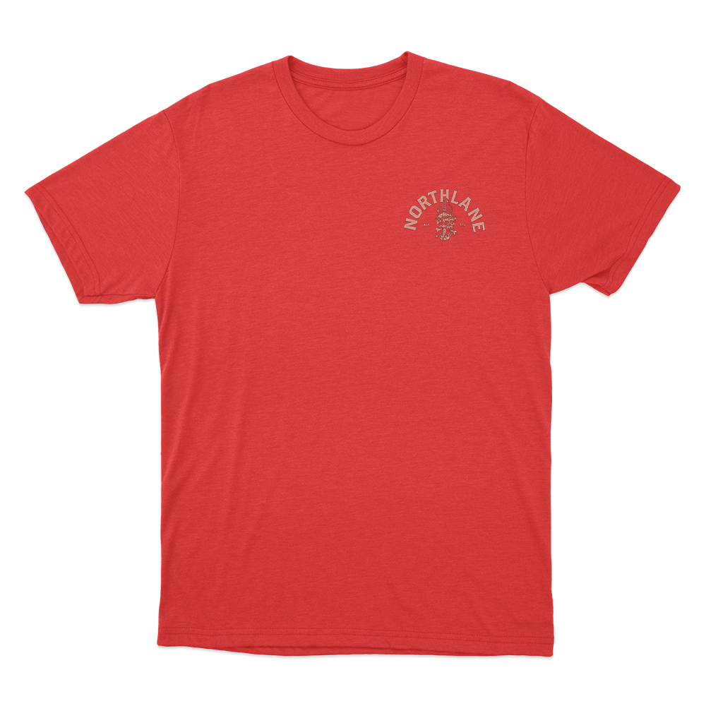 Northlane Skull Dagger Unisex T Shirt Red Northlane Skull Dagger Unisex T Shirt Red
